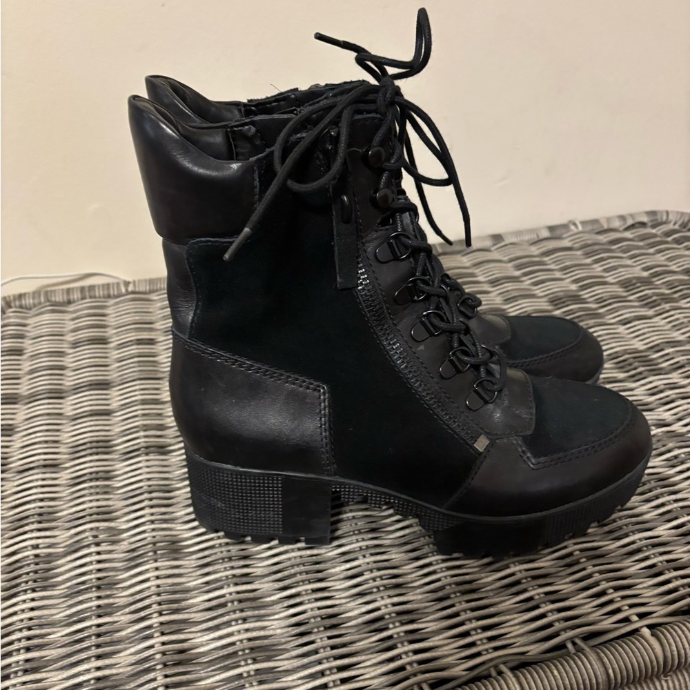 Kendall & Kylie leather combat boots - Picture 3 of 6